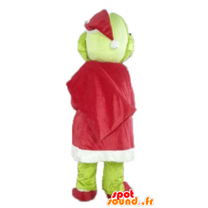Grinch maskot, proslulé zelené monstrum karikatura - MASFR028502 - Celebrity Maskoti