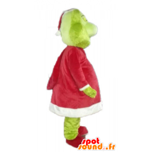 Grinch mascotte, de beroemde groene monster cartoon - MASFR028502 - Celebrities Mascottes