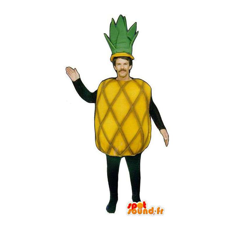 Mascot abacaxi gigante - MASFR007225 - frutas Mascot