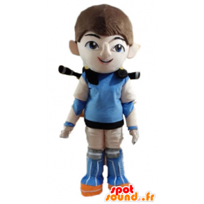 Mascot futuristische jongen superheld - MASFR028505 - superheld mascotte