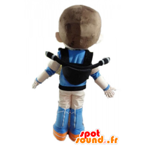 Mascot futuristische jongen superheld - MASFR028505 - superheld mascotte