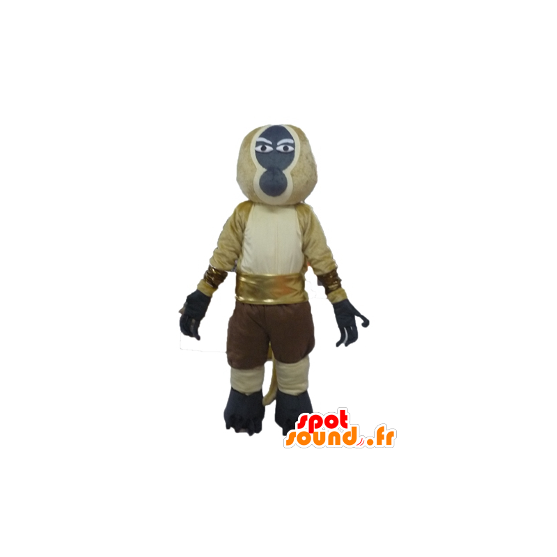 Master Monkey mascotte, de tekenfilm Kung Fu Panda - MASFR028507 - Monkey Mascottes