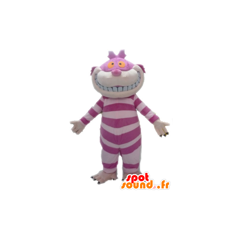Maskot Cheshire Cat z Alenky v říši divů - MASFR028508 - Cat Maskoti