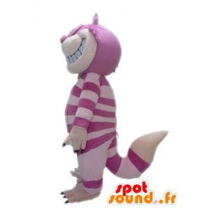 Maskot Cheshire Cat z Alenky v říši divů - MASFR028508 - Cat Maskoti