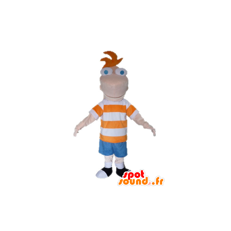 Phineas maskot, TV-serien Phineas og Ferb - MASFR028512 - kjendiser Maskoter