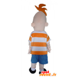 Phineas Maskottchen TV-Serie Phineas und Ferb - MASFR028512 - Maskottchen berühmte Persönlichkeiten