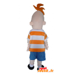 Phineas mascote, série de TV Phineas e Ferb - MASFR028512 - Celebridades Mascotes