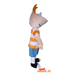 Phineas maskot, TV-serien Phineas og Ferb - MASFR028512 - kjendiser Maskoter