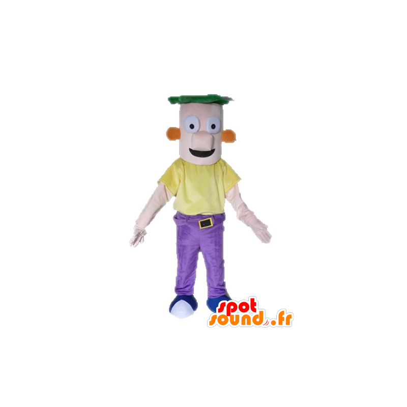 Mascot Ferb, tv-serie Phineas en Ferb - MASFR028513 - Celebrities Mascottes