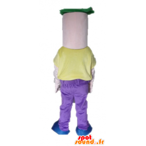 Mascot Ferb, TV-serien Phineas og Ferb - MASFR028513 - kjendiser Maskoter