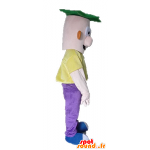 Mascot Ferb, TV-Serie Phineas und Ferb - MASFR028513 - Maskottchen berühmte Persönlichkeiten