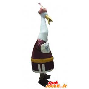 Mascot Crane fugl tegneserie Kung Fu Panda - MASFR028514 - kjendiser Maskoter