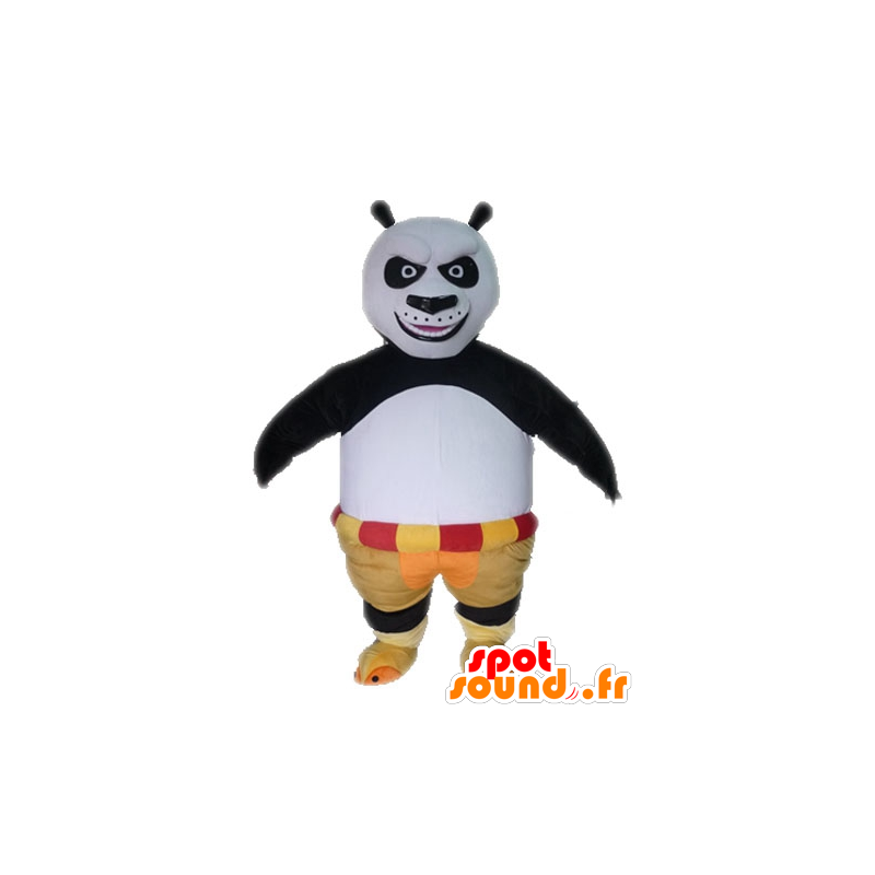 Mascotte de Po, célèbre panda du dessin animé Kung Fu Panda - MASFR028515 - Mascottes Personnages célèbres