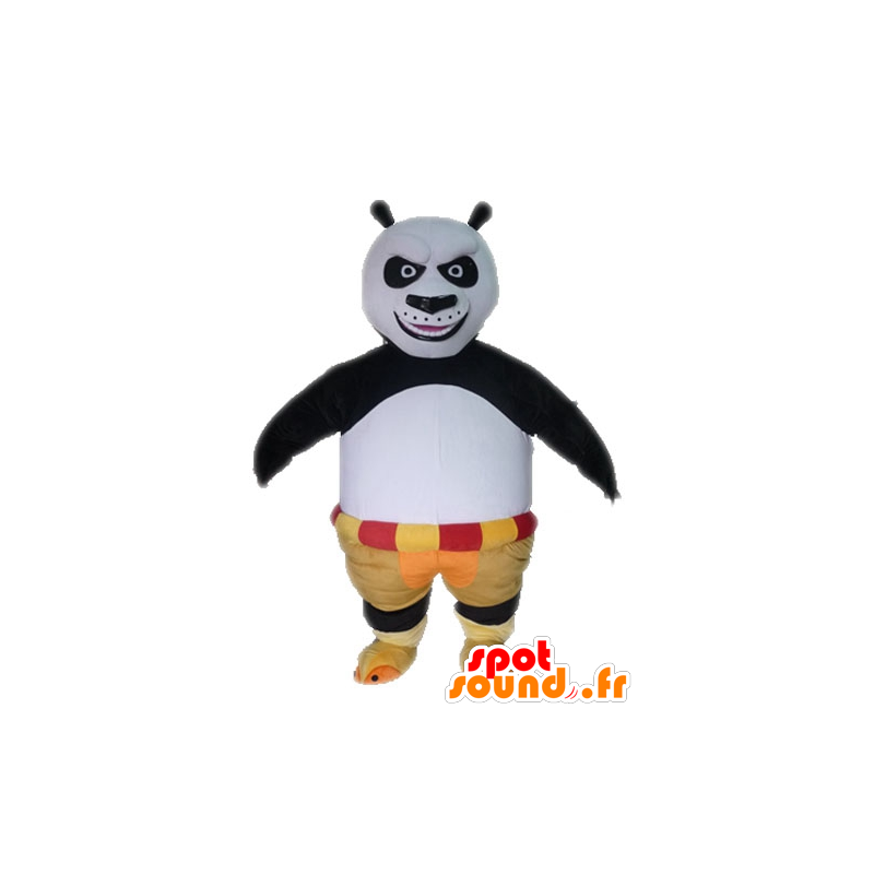 Mascot Po, famoso desenho animado panda Kung Fu Panda - MASFR028515 - Celebridades Mascotes