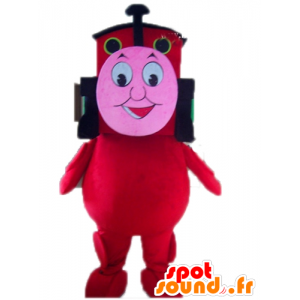 Mascot Thomas the train, cartoon character - MASFR028520 - Mascots famous characters