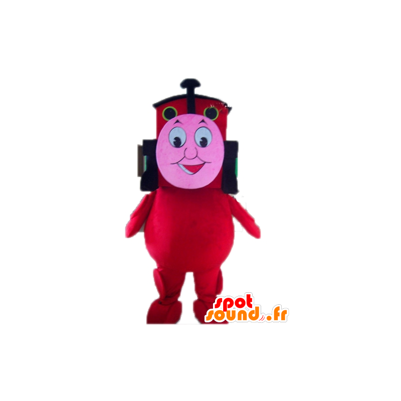 Mascot Thomas the train, cartoon character - MASFR028520 - Mascots famous characters