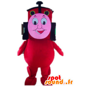 Mascot Thomas the train, cartoon character - MASFR028520 - Mascots famous characters