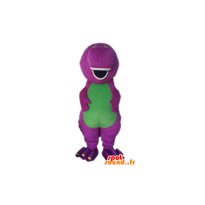 Μασκότ Barney διάσημη μωβ κινουμένων σχεδίων δεινοσαύρων - Μασκότ δεινοσαύρων - MASFR028522 - SpotSound.fr