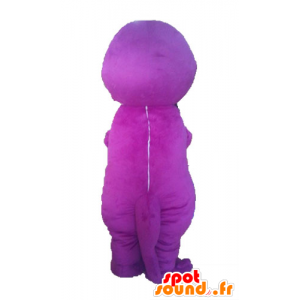 Μασκότ Barney διάσημη μωβ κινουμένων σχεδίων δεινοσαύρων - MASFR028522 - Δεινόσαυρος μασκότ