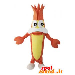 Mascotte de homard, de crevette. Mascotte d'écrevisse géante - MASFR028531 - Mascottes Homard