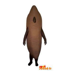 Mascot brown banana giant - MASFR007233 - Fruit mascot