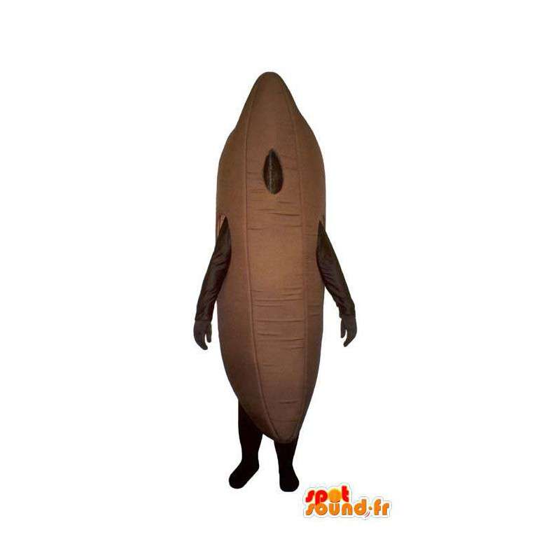 Mascot brown banana giant - MASFR007233 - Fruit mascot