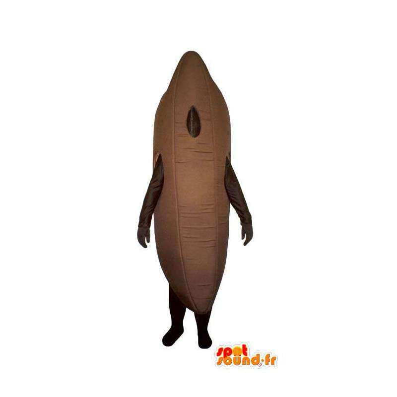 Mascotbrun banan, kæmpe - Spotsound maskot kostume