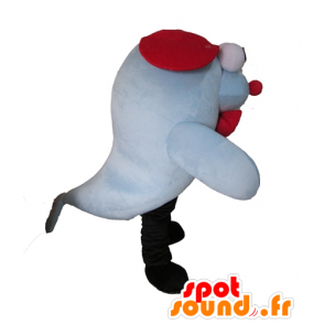 Seal mascotte, blauw zeeleeuw - MASFR028532 - mascottes Seal