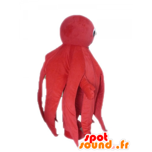 Mascotte de pieuvre, de poulpe rouge, géant - MASFR028533 - Mascottes Poisson