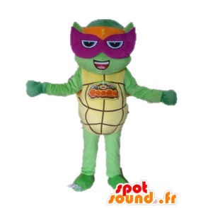 Mascot green turtle, ninja turtle - MASFR028534 - Mascots famous characters