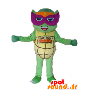 Grøn skildpadde maskot, ninja skildpadde - Spotsound maskot