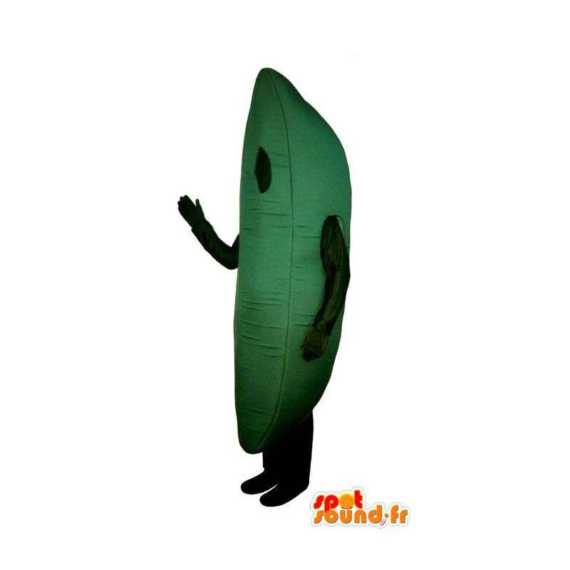 Banana verde gigante traje - MASFR007234 - frutas Mascot