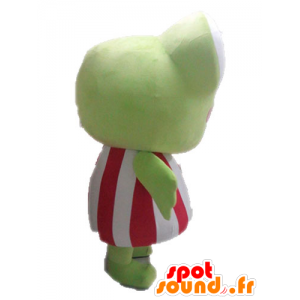 Mascot green frog, giant, funny - MASFR028537 - Mascots frog