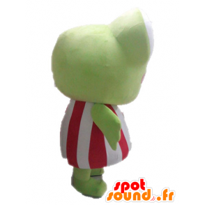 Mascotte de grenouille verte, géante et rigolote - MASFR028537 - Mascottes Grenouille