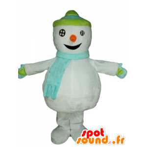 Snømann maskot gigantiske snø. Winter Mascot - MASFR028540 - jule~~POS TRUNC