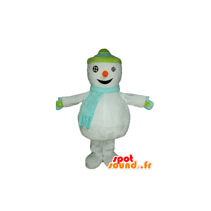 Boneco mascote neve gigante. Mascot inverno - MASFR028540 - Mascotes Natal