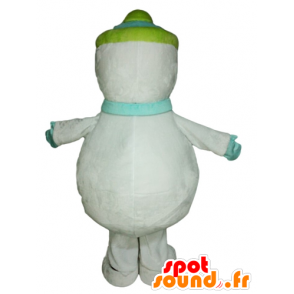 Snowman mascot giant snow. Winter mascot - MASFR028540 - Christmas mascots