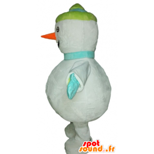 Schneemann Maskottchen riesigen Schnee. Winter-Maskottchen - MASFR028540 - Weihnachten-Maskottchen