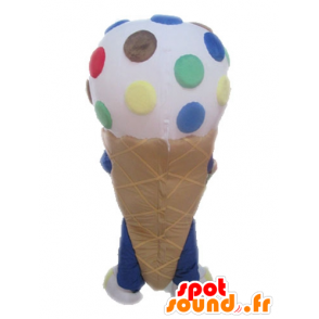 Cono de la mascota de hielo gigante. la mascota de hielo - MASFR028543 - Mascotas de comida rápida