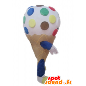 Cone Mascot reus ijs. Mascot ijs - MASFR028543 - Fast Food Mascottes