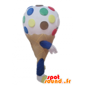 Cone Mascot Eisriesen. Mascot Eis - MASFR028543 - Fast-Food-Maskottchen