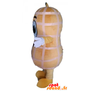 Mascot obří arašídové. Peanut Maskot - MASFR028544 - Fast Food Maskoti