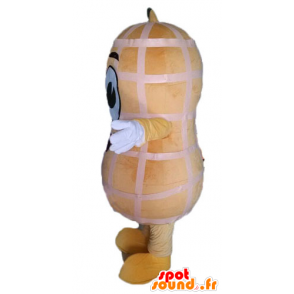 Mascot gigantisk peanøtt. peanut Mascot - MASFR028544 - Fast Food Maskoter