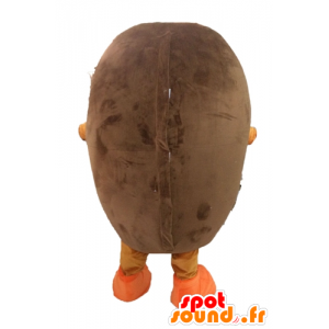Coffee Bean Mascot. giganten kakao bønne maskot - MASFR028545 - Fast Food Maskoter