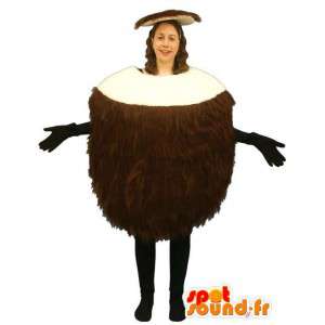 Kæmpe kokosmaskot - Spotsound maskot kostume