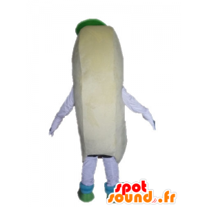 Giant mascotte panino. mascotte hot dog - MASFR028547 - Mascotte di fast food
