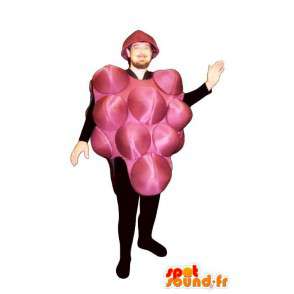 Mascotte de grappe de raisin géante - MASFR007238 - Mascotte de fruits