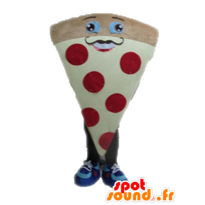 Mascot giant pizza. Mascot slice of pizza - MASFR028550 - Mascots Pizza