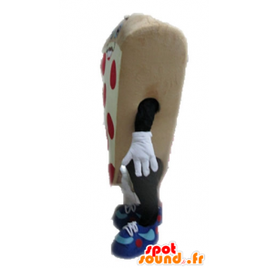 Mascot gigantisk pizza. Mascot pizzabit - MASFR028550 - Pizza Maskoter