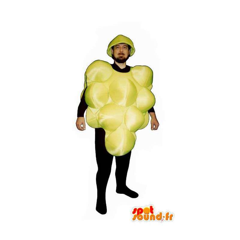 Costume de grappe de raisin, verte, géante - MASFR007239 - Mascotte de fruits